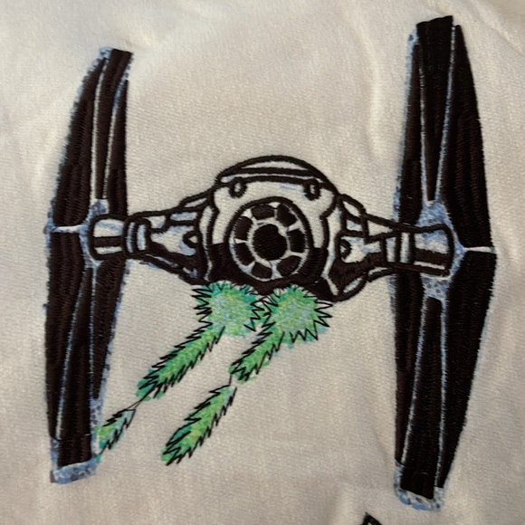 Disney 100 Star Wars Hoodie Sweatshirt Shirt Tie Fighter Falcon Hans Solo XXL - Picture 2 of 10